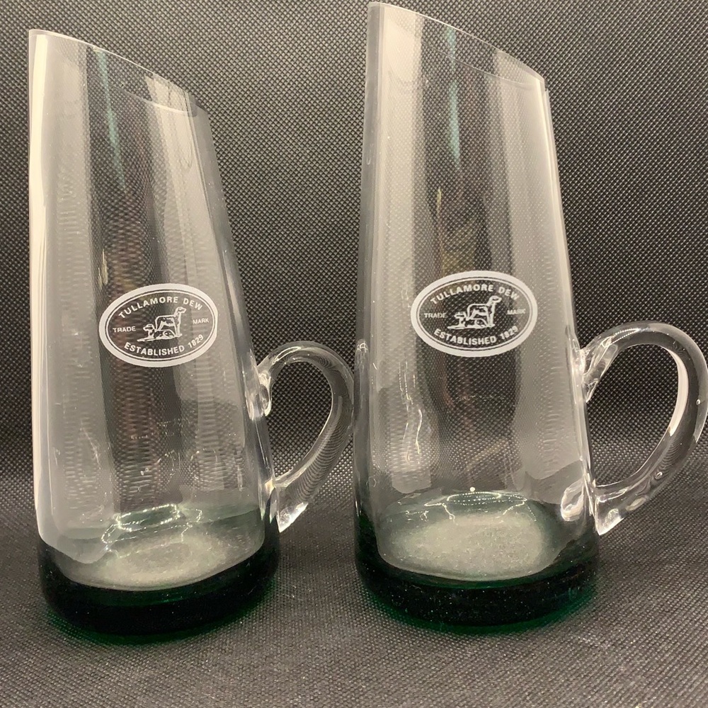 Vintage TULLAMORE DEW Glasses~Set of (2)